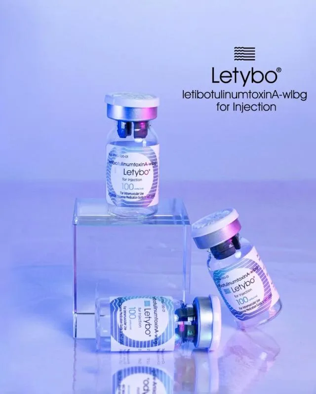 Letybo botulinum toxin injection vials in clinical med spa setting